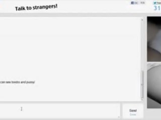 Omegle incredible lover Masturbation with cum