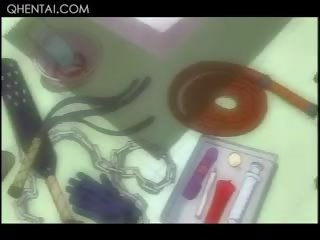 Hentai cutie Cunt Toyed Hard With Vibrator And swell Candles