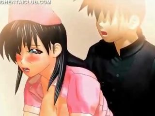 Hentai anime getting cunt drilled squirts all over