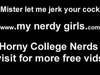 Nerdy mistress Jerk Off Instructions
