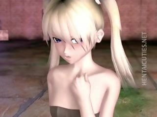 Pigtailed 3D Anime goddess Gets Fucked