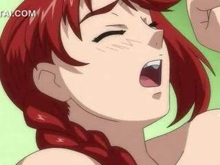 Naked redhead anime darling blowing shaft in sixtynine