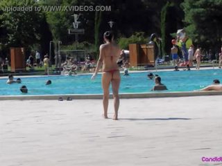 Spiaggia voyeur incredibile bikini ragazze a seno nudo malvagio weasel