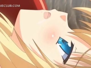 3d anime sixtynine with blonde elite lesbian teens