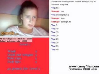 Young woman Plays The Omegle Game