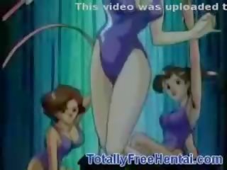 Inviting anime merginos su didelis papai pakliuvom iki gaidžiai ir tentacles
