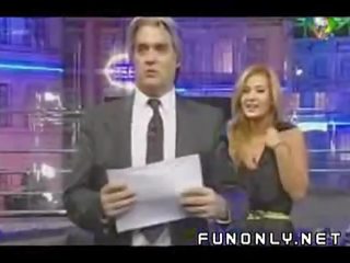 Boob slip på argentinska tv