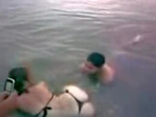 Latina Gets Surprised In The River From Behind clip