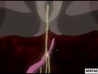 Hentai blondie nahuli at fucked sa pamamagitan ng monsters at tentacles