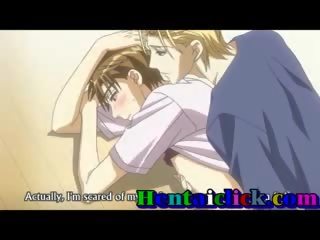 Štíhlý anime homosexuální neuvěřitelný masturbated a xxx film akce