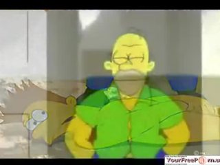 Simpsons marge lận trên homer vid