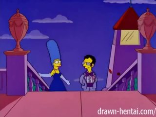 Simpsons volwassen film - marge en artie afterparty