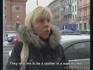 Czech Milf Gives a Head for a sexually aroused putz