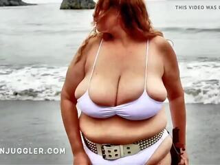 Huge Tits BBW divinity Emerges from the Sea: Free HD adult movie c5