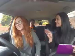 Fake Driving School turned on Instructor Fucks Kiwi MILF.