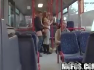 Mofos B Sides - Bonnie - Public sex clip City Bus Footage.