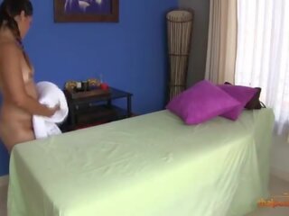 Adorable Thai sweetheart seduced and fucked by her masseur