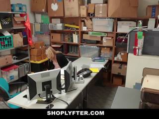 Shoplyfter - Prevention Officer Cuffs & Fucks Blonde.