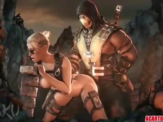 Sexy Blonde Cassie Cage Getting Pussy Drilled Well: porn 5c