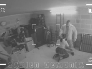 Cctv footage z pożądany nastolatka sabien demonia coraz pieprzony w tyłek przez szkoła pracownik