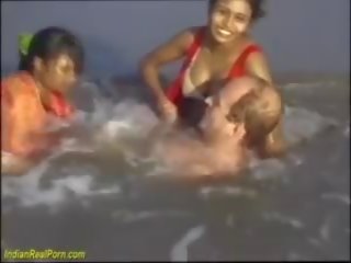 Real Indian Fun at the Beach, Free Real Xxx x rated video film f1
