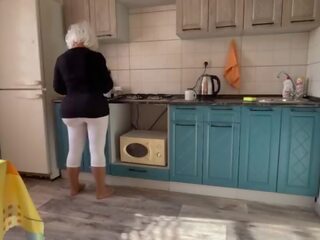 Milf spreads her big ass for anal xxx video her son