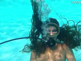 Nora Shmandora Underwater Dildo Action, sex video 0f