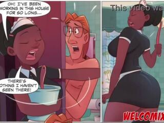 A foder o elite maid&excl; mop em o maid&excl; o marota animação história em quadrinhos