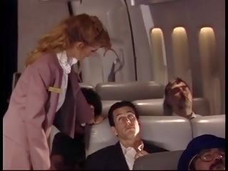 Flight attendant gets jet logs hardcore dirty movie in plane to a marvellous hot to trot passenger