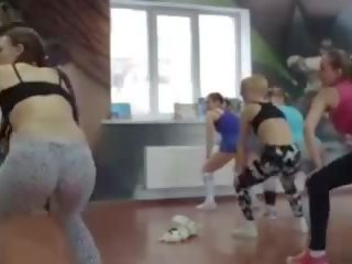 Krievi twerk klase: bezmaksas twerking sekss filma izstāde 4b