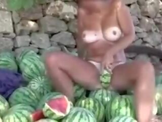 Time to Collect Watermelons, Free Outdoors MILF xxx clip clip