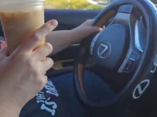 I Asked A Stranger On The Side Of The Street To Jerk Off And Cum In My Ice Coffee &lpar;Public Masturbation&rpar; Outdoor Car adult video