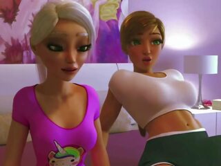 FUTA erotic 3D adult video Animation (ENG Voices)