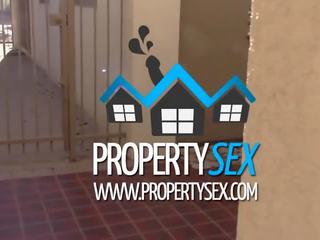 Propertysex 쾌적한 realtor 협박 으로 섹스 영화 renting 사무실 공간