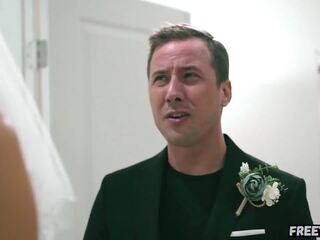 Pengantin perempuan mendapat bokong kacau oleh saudara dari itu groom sebelum pernikahan
