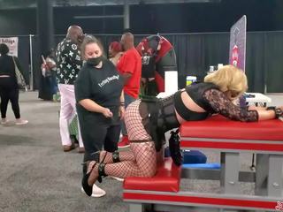 Whipped in publik at exxxotica