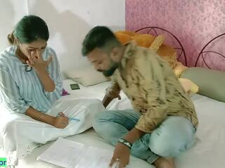 Indian cute University daughter incredible sex with Young Sir I Need Good Mark Sir