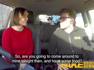Fake Driving School Jealous learner with grand tits wants hard fucking
